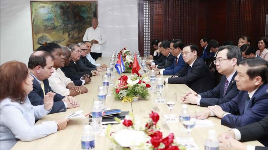 Top Vietnamese legislator receives Santiago de Cuba leadership